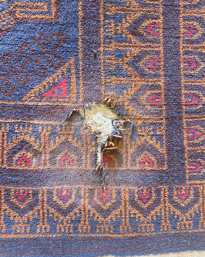 Réparation de tapis